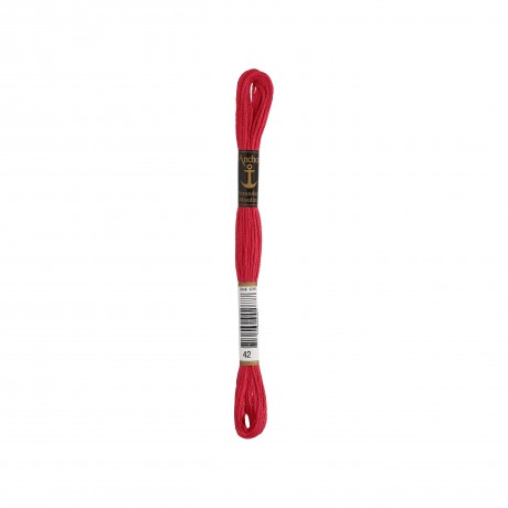 Meada de linha de bordar Anchor Stranded Cotton, filosele cor 42 rosa Meada de linha de bordar Anchor Stranded Cotton, filosele cor 42 rosa